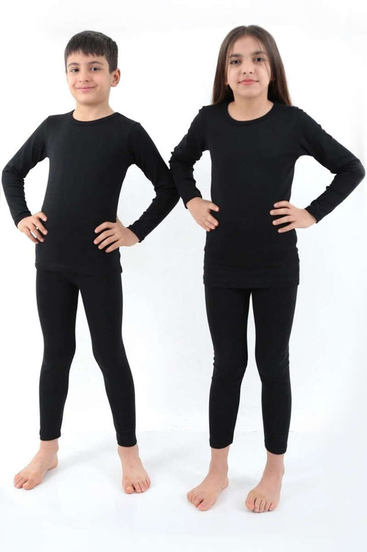 Sous-vêtement thermique à manches longues Tutku Boy noir