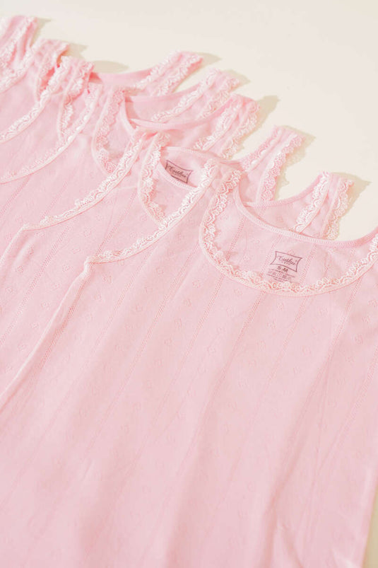 قميص داخلي نسائي من Passion Jacquard ذو حزام عريض، عبوة من 6 قطع، مطبوع عليه Pirates