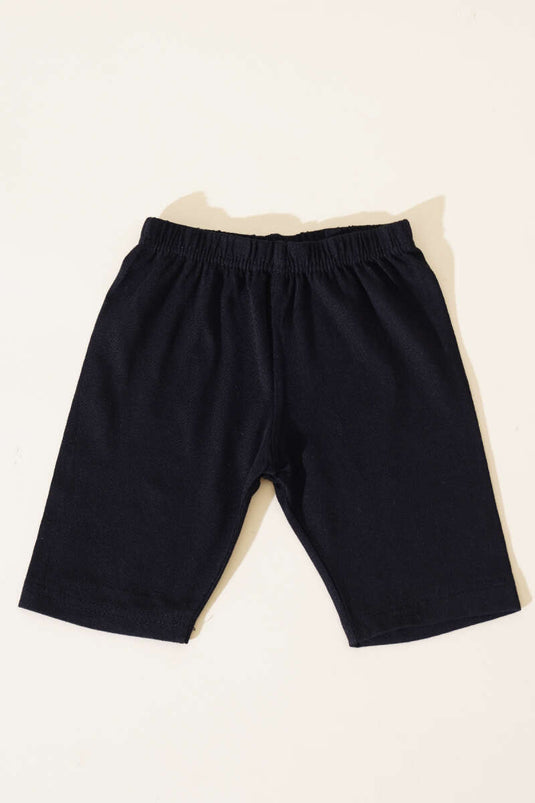 Leggings noirs en élasthanne pour filles Tutku