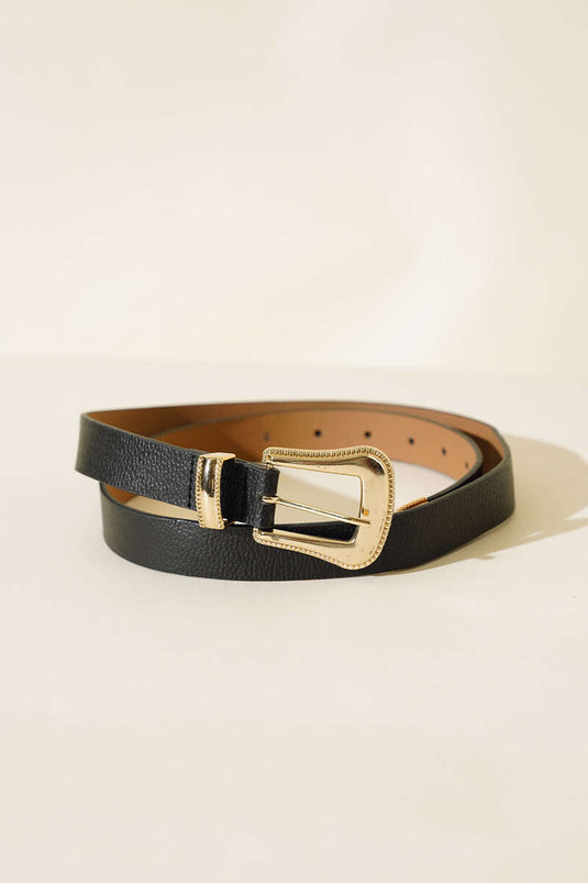 Metal Belt Black