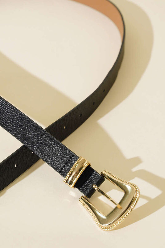 Metal Belt Black