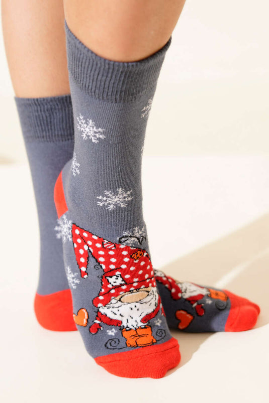 Assortiment de chaussettes de Noël unisexes (8 pièces)