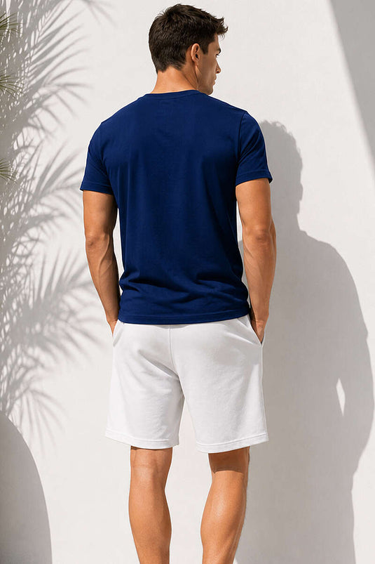 V Yaka Basic Erkek T-shirt Parlement