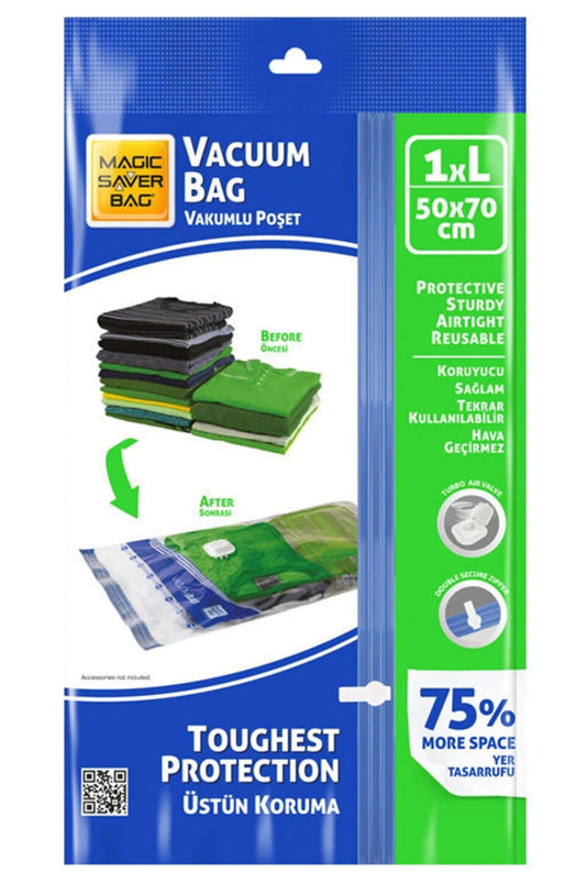 كيس تخزين مفرغ من الهواء شفاف