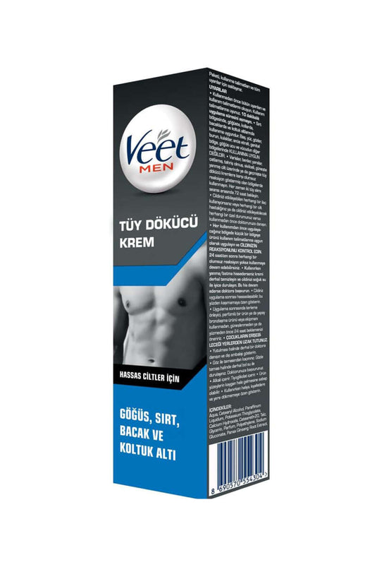 Crème dépilatoire Veet Men 200 ml pour peaux sensibles