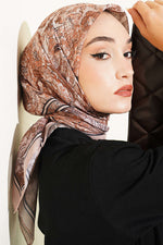 Écharpe Velora Douce À Motifs Beige