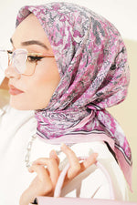 Écharpe Velora Douce À Motifs Rose