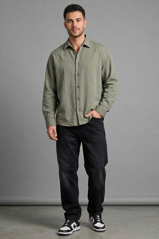 Chemise homme Venüs Kumaş kaki