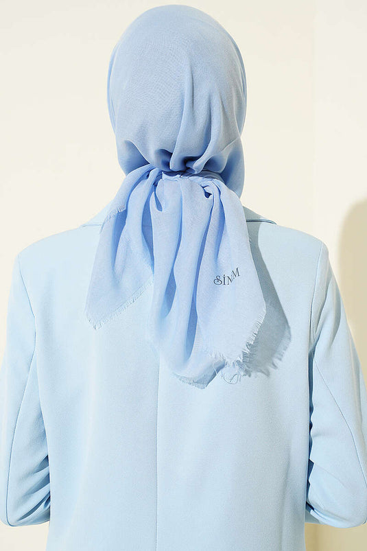Vera Solid Baby Blue Scarf
