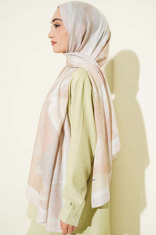 Pañuelo De Bambú Beige Vera Series