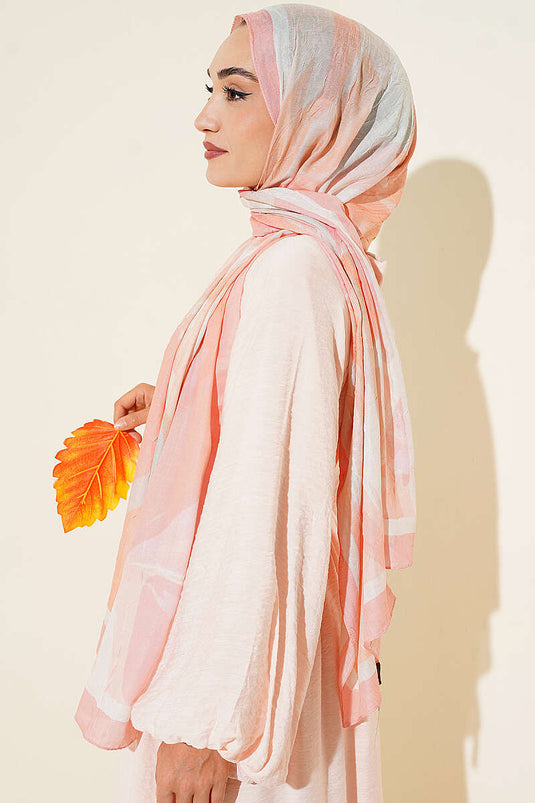Vera Series Salmon Bamboo Shawl
