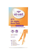 Vi-Vet, Lot De 41 Bandes De Cire, Orange