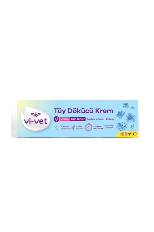Crème Dépilatoire Vi-Vet Pour Tous Types De Peau 100 Ml