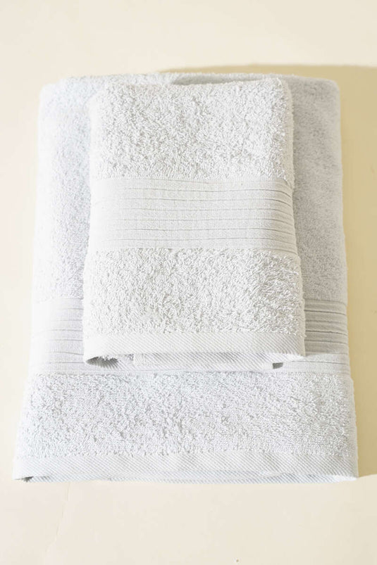 Vina Banyo Havlu 2'li Takım Gri