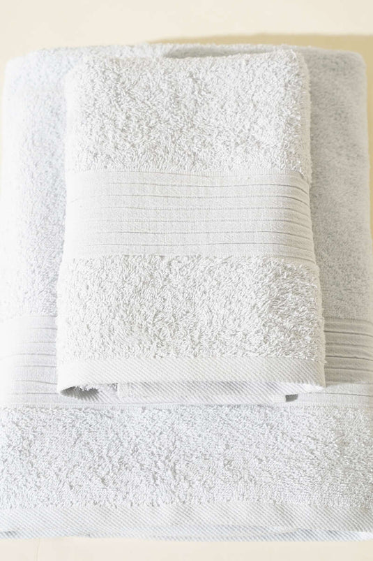 Vina Banyo Havlu 2'li Takım Gri