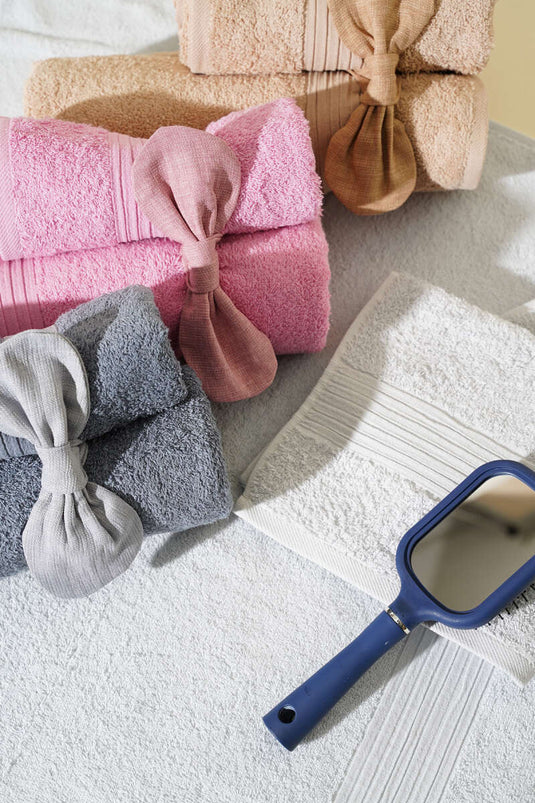 Vina Banyo Havlu 2'li Takım Gri