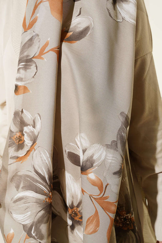 Écharpe vintage à motif rose, pierre-11