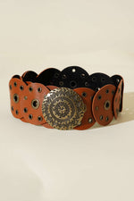 Ceinture Vintage Style Tabac