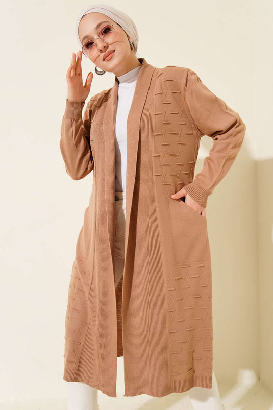 Gilet laté à coutures latérales Latte