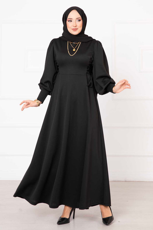 Robe À Nouer Sur Le Côté Noir