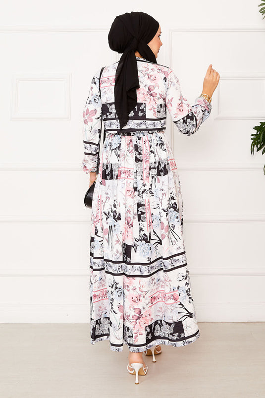 Tailleur jupe en modal avec liens latéraux noir