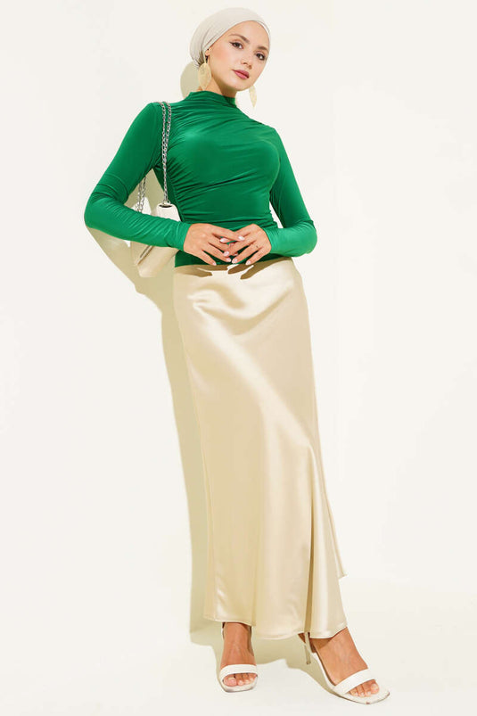 Sandy Blouse Benetton with Side Gathering Detail