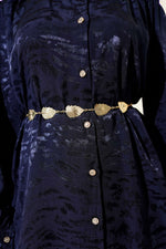 Ceinture Chaîne Avec Symbole Feuille Or