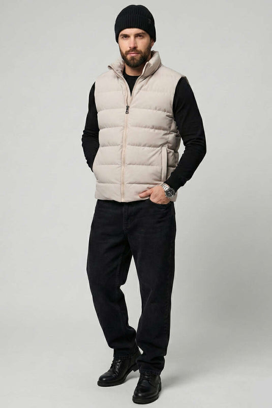 Gilet matelassé pour homme à couture horizontale Pierre
