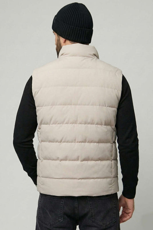 Gilet matelassé pour homme à couture horizontale Pierre