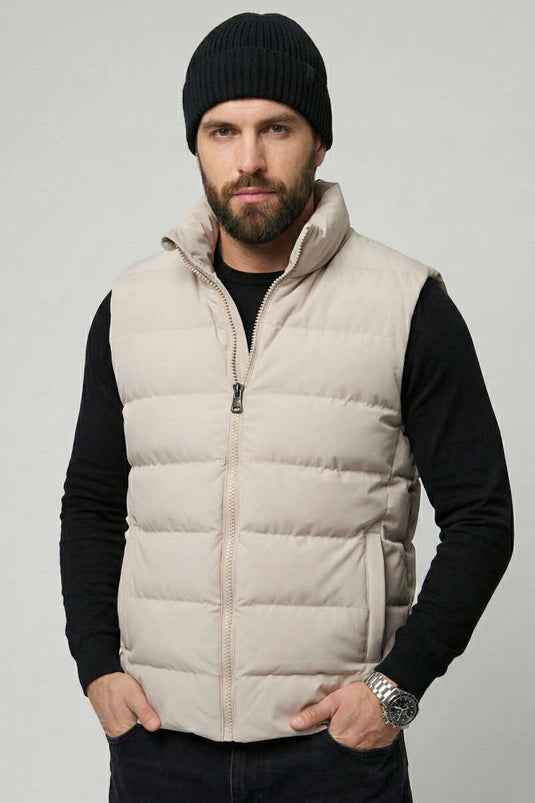 Gilet matelassé pour homme à couture horizontale Pierre