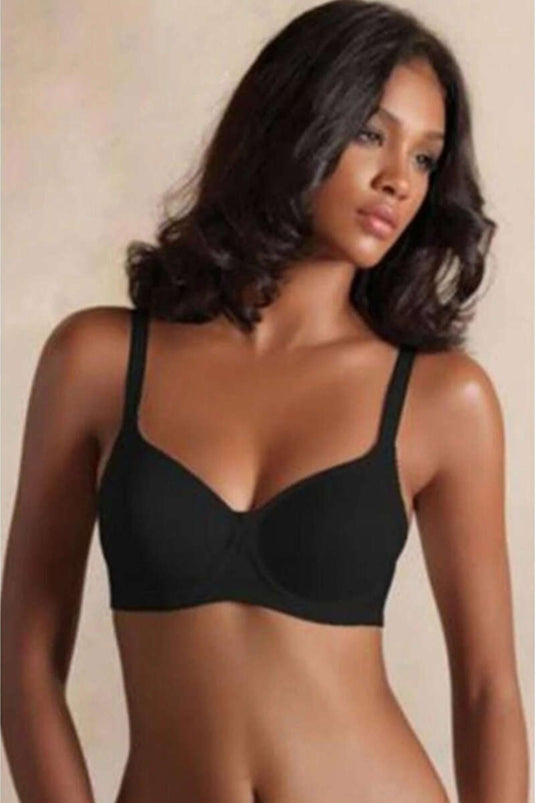 Soutien-gorge minimiseur basique à armatures Yeni İnci, taille D, noir