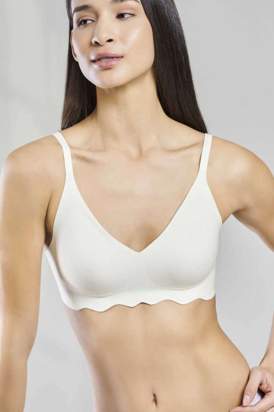 New Pearl Bra Woow Wire-Free Bra, Ecru