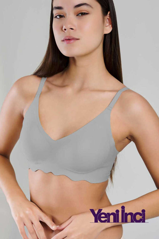 New Pearl Bra Woow Wire-Free Bra Grey