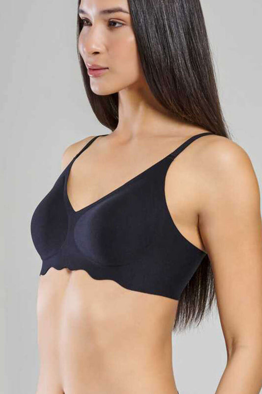 New Pearl Bra Woow Wire-Free Bra Black