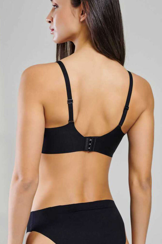 New Pearl Bra Woow Wire-Free Bra Black