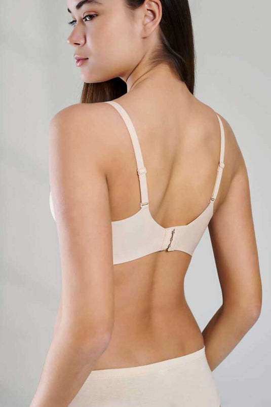 New Pearl Bra Woow Wire-Free Bra Beige