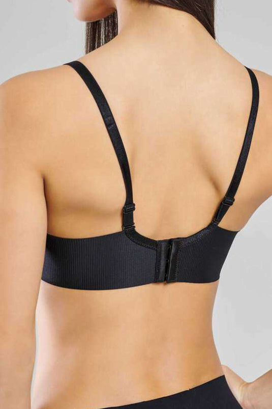Soutien-gorge New Pearl Bra Woow à fines bretelles noires