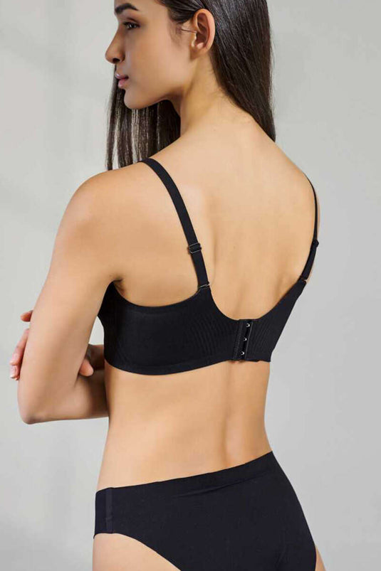 Soutien-gorge New Pearl Bra Woow à fines rayures noires