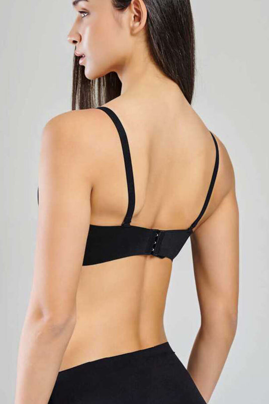 Neuer Pearl Bra Wow trägerloser BH Schwarz