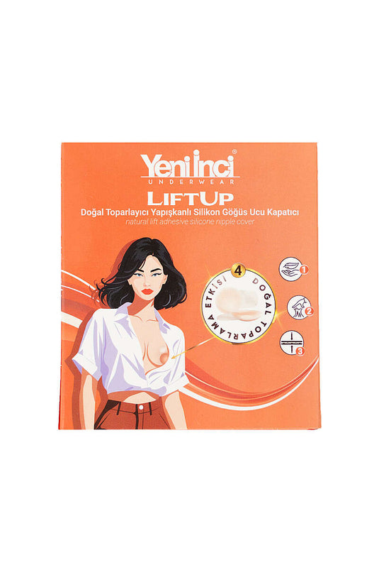 Yeni İnci Natural Adhesive Silicone Nipple Cover Nude