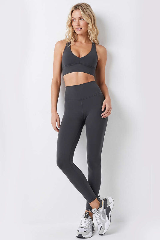 High Waist Cupra Leggings Smoke Gray