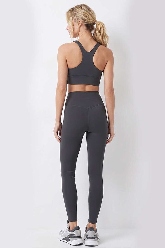 High Waist Cupra Leggings Smoke Gray
