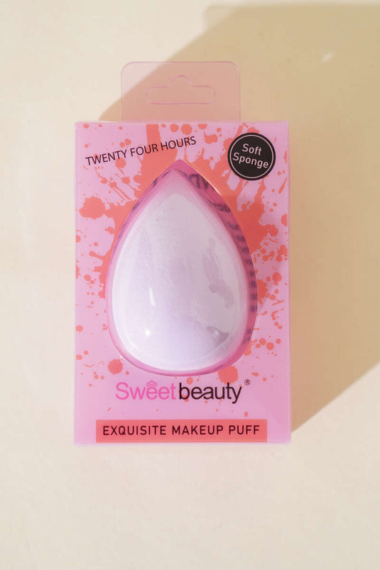 Spugna per il trucco modello uovo lilla